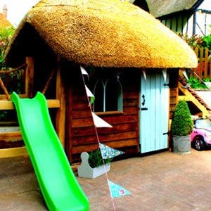 Gothic Style Thatched Playhouse