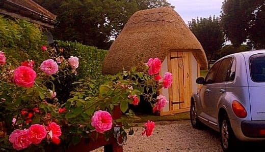 Thatched Oak Framed Tudor Style Building